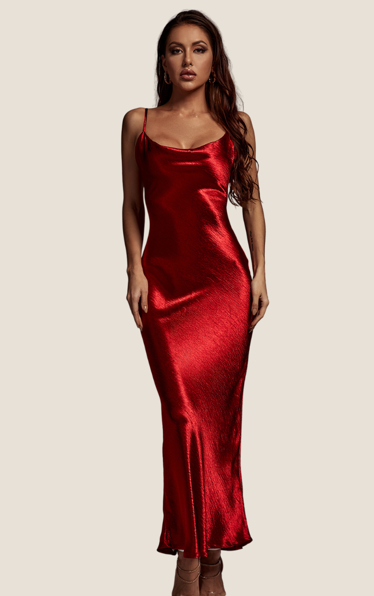 Emily Satin Maxi