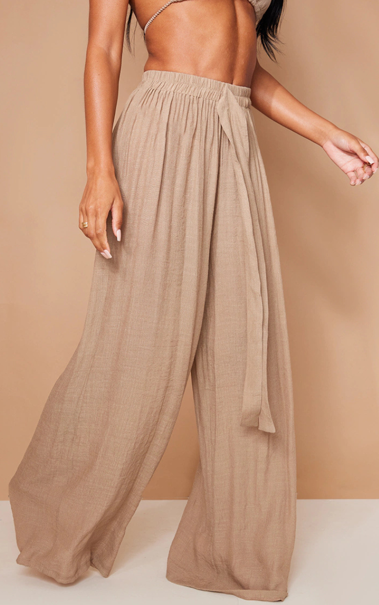 Carine Trousers in Stone